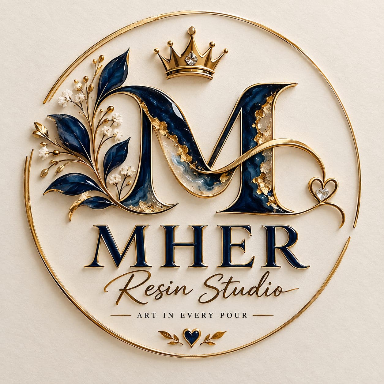 MHER Resin Studio logo