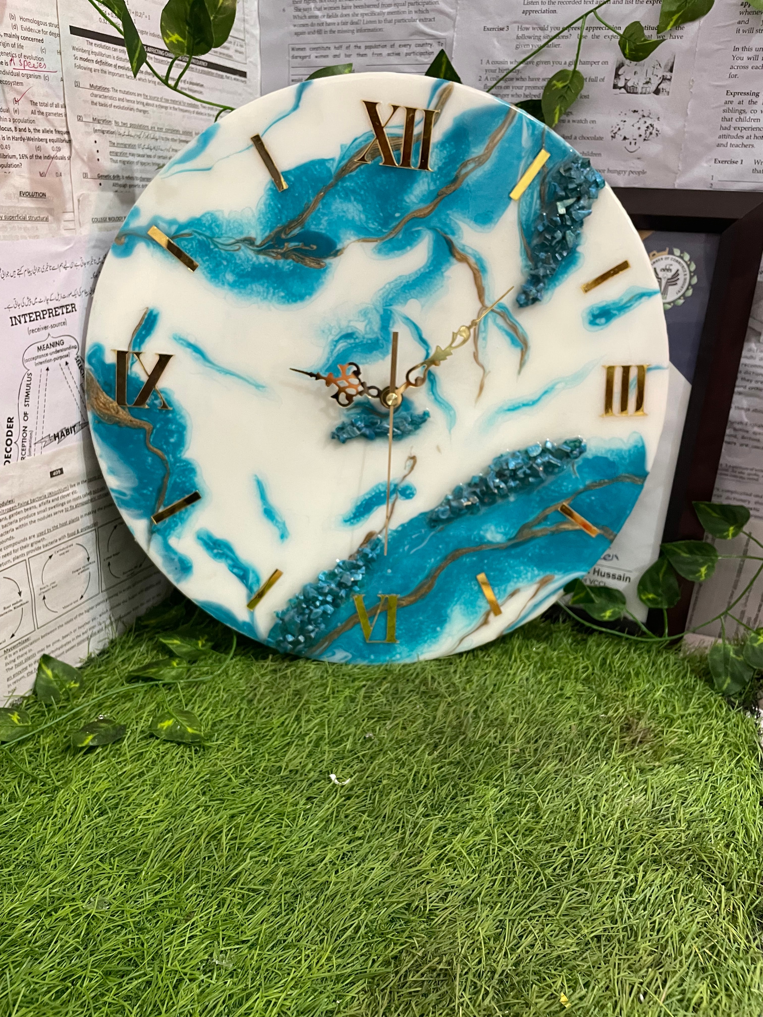 Ocean Wave Wall Clock